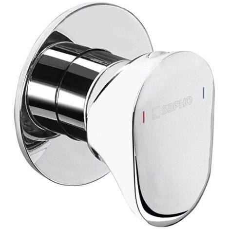 Sapho Axamite - Mitigeur de douche encastré, avec corps d’encastrement, chrome AX40 (1/4)