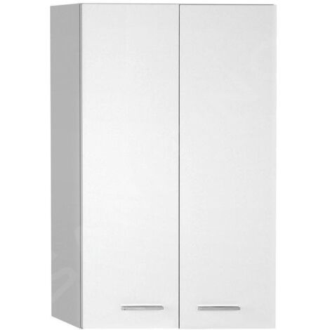 Aqualine Zoja - Armoire suspendue 500x760x230 mm, blanc 51302 (1/5)