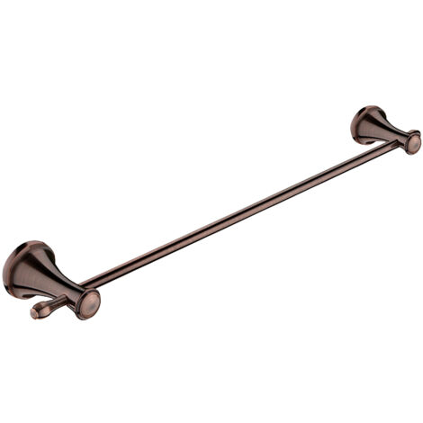 Porte-serviettes 1 Barre Fixe, L. 63.5 Cm, Cuivre Antique, Lada, Antique Salle De Bains Rétro Nimco (1/3)