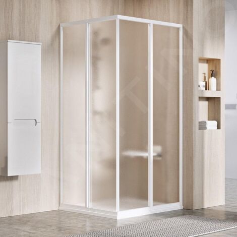 Ravak Supernova - Porte de douche SRV2-100 S, 97-99 cm, blanc/verre Grape 14VA01O2ZG (1/4)