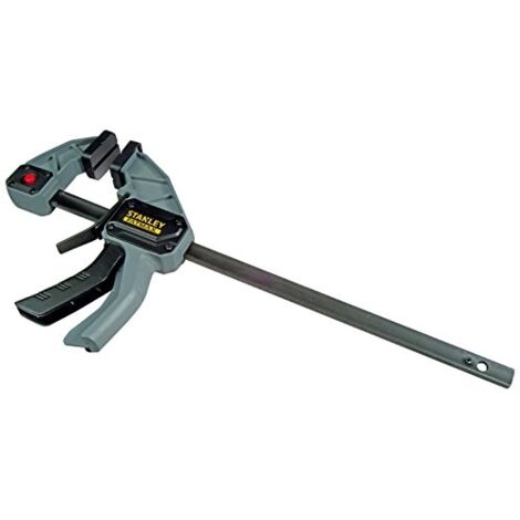 Stanley – Serre-joint à une main 300 mm 135 kg FMHT083235 – Pour menuiserie et charpente – Design ergonomique pour usage à une main - C040772