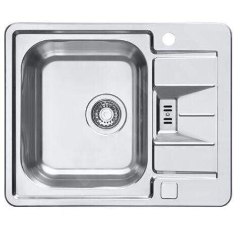 Alveus Line Maxim - Évier 62x51 cm, avec commande du vidage, inox 1085959