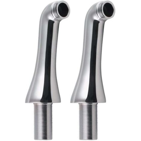 Sapho Reitano Rubinetteria Antea - Raccordement pour installation de mitigeur sur bord de baignoire, 2 pièces, chrome 9851 (1/4)
