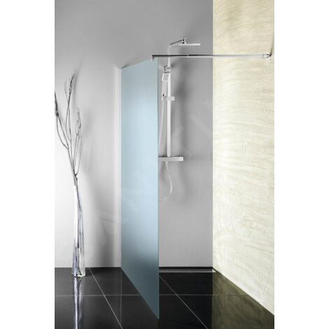 Aqualine Walk-In - Paroi de douche 700x1900 mm, verre Brick WI070 (1/5)