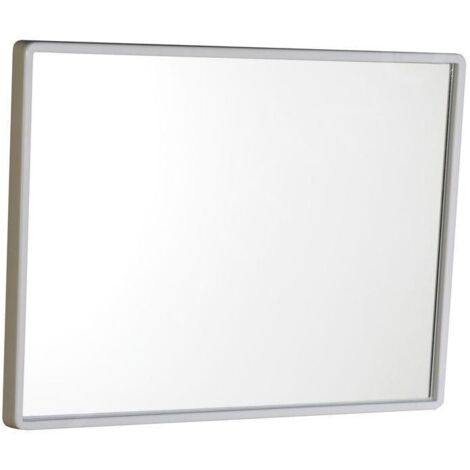 Aqualine Accessoires - Miroir 400x300 mm, cadre en plastique blanc 22436 (1/4)