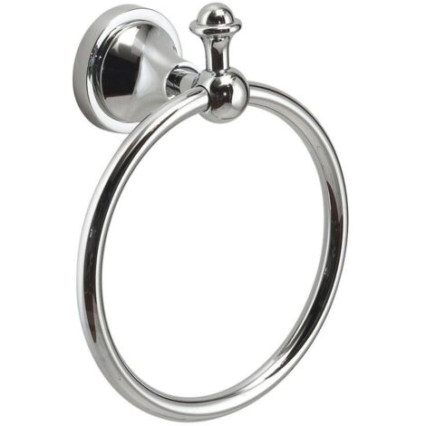 Sapho Gedi Nevis - Porte-serviettes, diamètre 18 cm, chrome NV7013 (1/4)