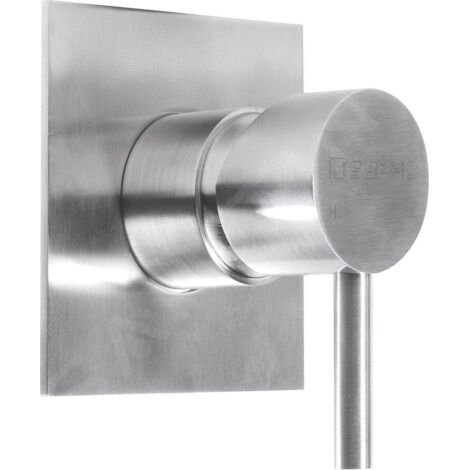 Sapho Minimal - Mitigeur encastré de douche avec corps d'encastrement, 1 sortie, inox MI041 (1/2)