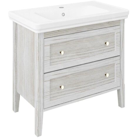 Sapho Cross - Meuble pour lavabo 85x81x47 cm, blanc CR291 (1/3)