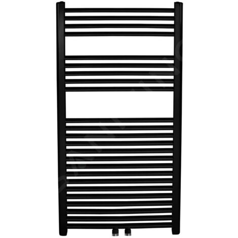 Novaservis - Elément chauffant droit 120 cm, noir mat 450/1200/RS,5 (1/2)