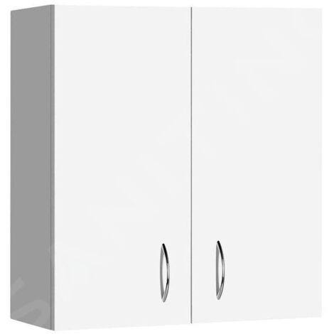 Aqualine Simplex Eco - Armoire supérieure 600x600x238 mm, 2 portes, blanc SIME535 (1/5)