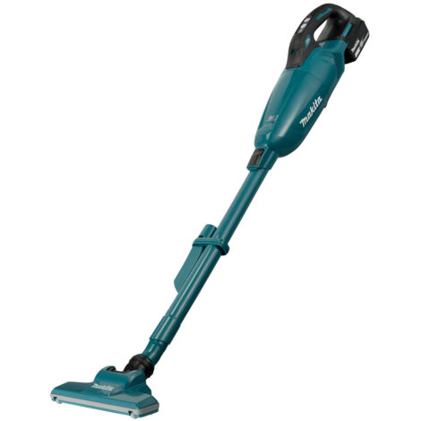Makita – Aspirateur balai sans fil 18V – Moteur brushless – Puissance d’aspiration 125W – Débit d’air 1,2 m3/min – Bac 730ml (1/9)
