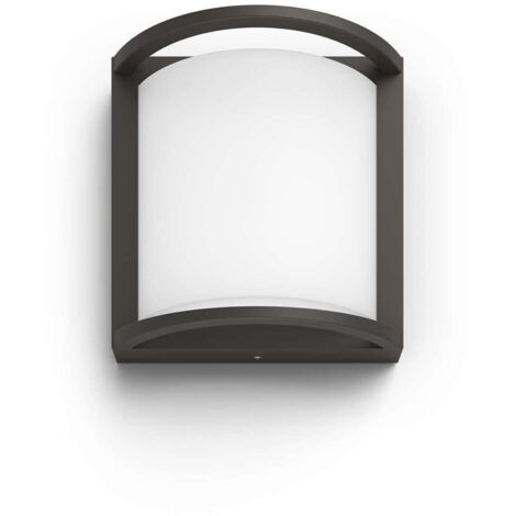 PHILIPS - 1739193P0 - MYGARDEN APPLIQUE MURALE - ECLAIRAGE EXTÉRIEUR - BLANC - 190,1 X 190,1 X 89,5 MM (1/5)