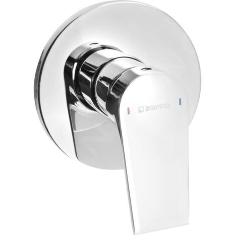 Sapho Kai - Mitigeur encastré de douche avec corps encastré, 1 sortie, chrome KA41 (1/2)