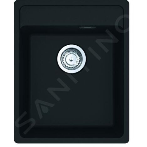 Franke Maris - Évier en fragranit MRG 610-37 RTL, 41x51 cm, noir mat 114.0661.370