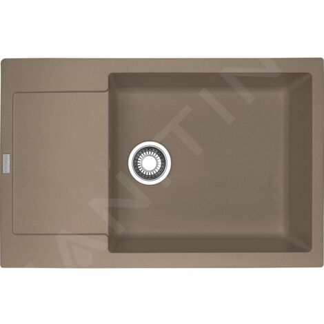 Franke Maris - Évier en fragranit MRG 611-78 BB, 78x50 cm, huître 114.0494.646