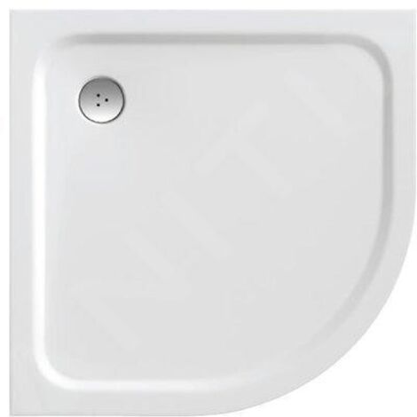 Ravak Galaxy Pro Chrome - Receveur de douche Elipso Pro-80 chrome, 800x800 mm, blanc XA244401010 (1/4)