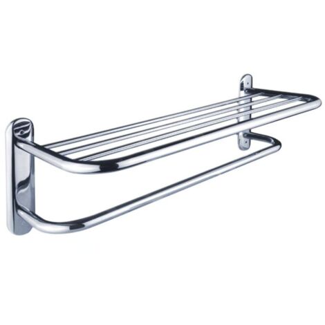 Nimco - Étagère avec porte-serviettes, longueur 62 cm, inox PO 7061-18 (1/2)