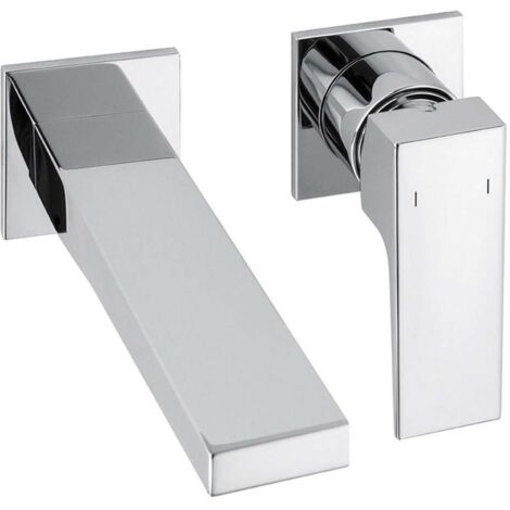 Sapho Dimy - Mitigeur de lavabo encastré avec corps d’encastrement, installation 2 trous, chrome DM018 (1/3)