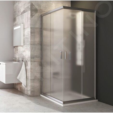 Ravak Blix - Cabine de douche en quatre parties, 880-900 mm, satiné/verre Grape 1LV70U00ZG (1/5)