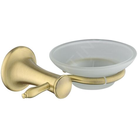 Novaservis Ferro Antica - Distributeur de savon avec support, verre dépoli/bronze AAI02BR (1/2)
