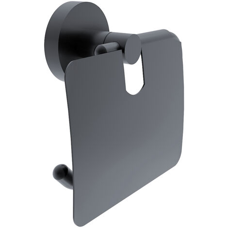 Nimco Dérouleur À Papier Wc Mural, noir mat, Unix noir mat UNC 13055B-90 (1/4)