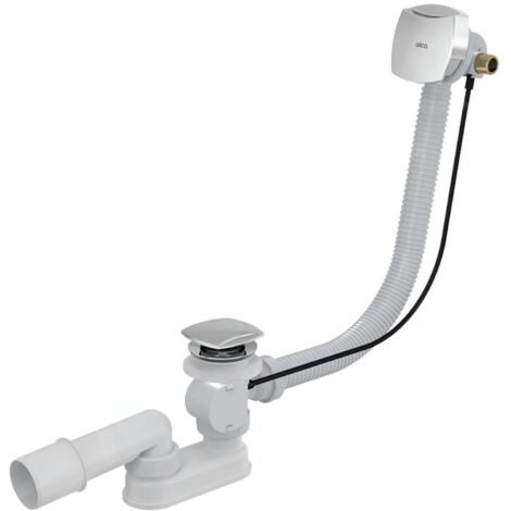 Alca - Garniture de vidage et remplissage par le trop-plein, longueur 570 mm, chrome A564CRM3 (1/2)