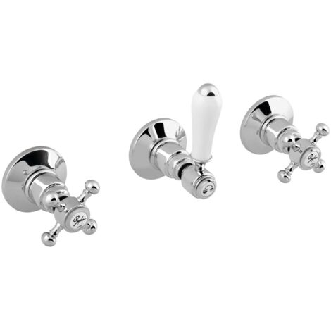 Sapho Reitano Rubinetteria Antea - Mitigeur de douche encastré, pour 2 sorties, chrome SET305-101 (1/5)
