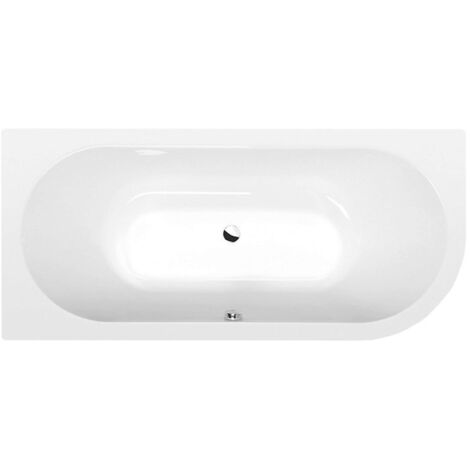 Polysan - Baignoire asymétrique VIVA L 185, 185x80x47 cm, à gauche, blanc 72099 (1/5)