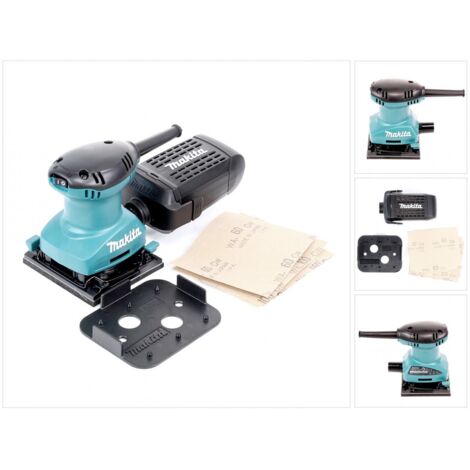 Makita – Ponceuse orbitale 180 W – 14 000 tr/min – Base 112x100mm – Aspiration puissante – Montage par pince – BO4557