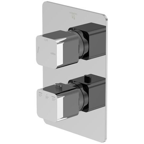 Steinberg 230 - Mitigeur thermostatique encastré pour 2 sorties, chrome 230 4133 3 (1/4)