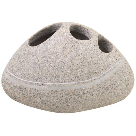 Sapho Ridder Little Rock - Verre pour brosse à dents, à poser, beige 22190209