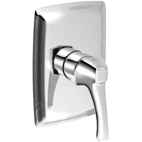 Sapho Dreamart - Mitigeur de douche encastré, avec corps d’encastrement, chrome DA041