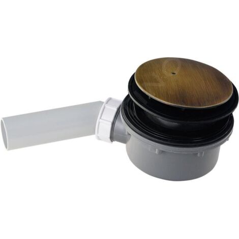 Sapho Kerasan Retro - Siphon de receveur de douche RETRO, diamètre 90 mm, bronze 905693 (1/2)