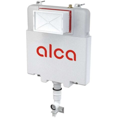 Alca - Installation de cloison Basicmodule Slim pour toilettes debout, à maçonner, hauteur de construction 1,07 m AM1112 (1/3)