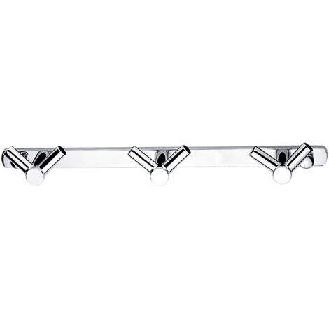 Nimco Bormo porte-serviettes de salle de bain 3x2 crochets BR 11106-26 (1/3)