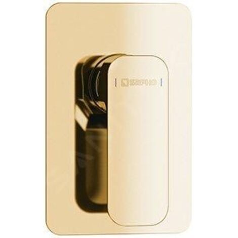 Sapho Spy - Mitigeur de douche encastré avec corps, pour 2 appareils, or PY41/17 (1/2)