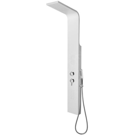 Sapho Douches - Panneau de douche Jacob avec mitigeur, 200x1500 mm, blanc WN682 (1/5)
