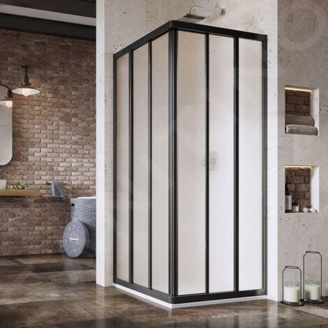 Ravak Supernova - Porte de douche ASRV3-80, 77-79 cm, noir/verre Grape 15V403R2ZG (1/4)