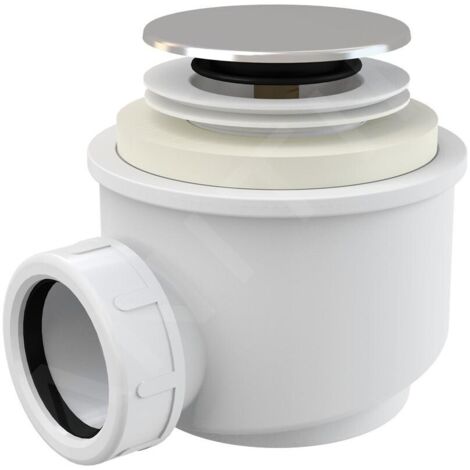 Alca - Kit de drainage pour plateaux, Click-Clack, chrome A466-50 (1/3)