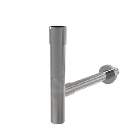 Alca - Siphon de lavabo Design, diamètre 32 mm, solide, métal A402 (1/2)