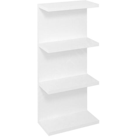 Sapho Riwa - Armoire à étagères ouverte 300x700x150 mm, blanc brillant RIW300-0030 (1/2)