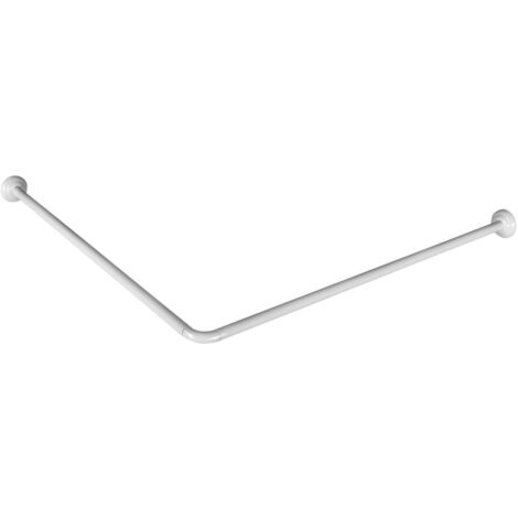 Aqualine - Barre de suspension d'angle 900x900 mm, blanc AC9090 (1/5)