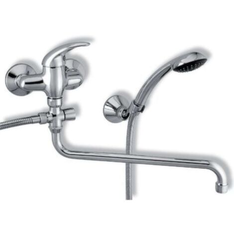 Novaservis Metalia 55 - Mitigeur de baignoire 100 mm, levier médical, chrome 55075L,0 (1/2)