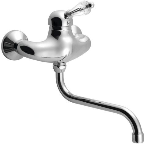 Sapho Kirké - Mitigeur de lavabo, manette cristal, chrome KI15KC (1/3)