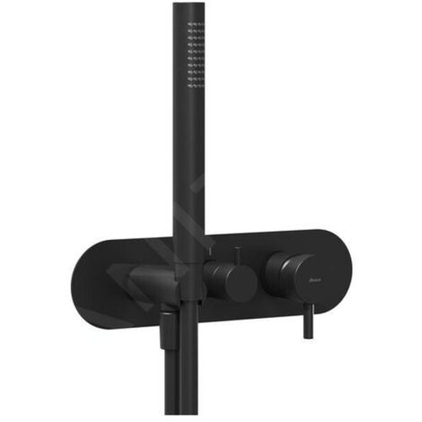 Ravak Espirit - Mitigeur encastré, 3 sorties, avec accessoires, noir mat X070282 (1/4)