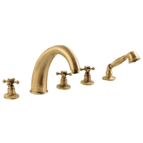 Sapho Antea - Mitigeur pour le bord de baignoire, installation à 5 trous, bronze 3316 (1/2)