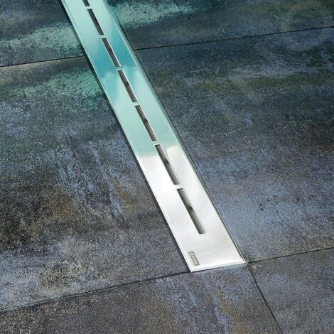 Ravak Runway - Ecoulement de douche 300 mm, acier inoxydable X01418 (1/5)