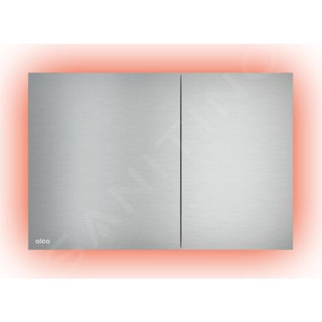 Alca Flat - Commande affleurante, avec rétro-éclairage arc-en-ciel, alunox matt AIR LIGHT R (1/2)