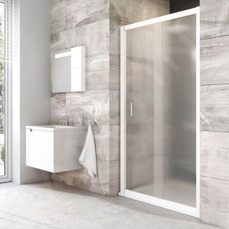 Ravak Blix - Porte de douche, 1170-1210 mm, blanc/verre Grape 0PVG0100ZG (1/5)