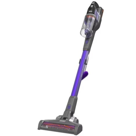 Black & Decker – Aspirateur balai 2 en 1 sans sac – Technologie cyclonique – Autonomie 16-58 min – Puissance 40 AW – Capacité bac 650 ml - BHFEV182CP (1/10)